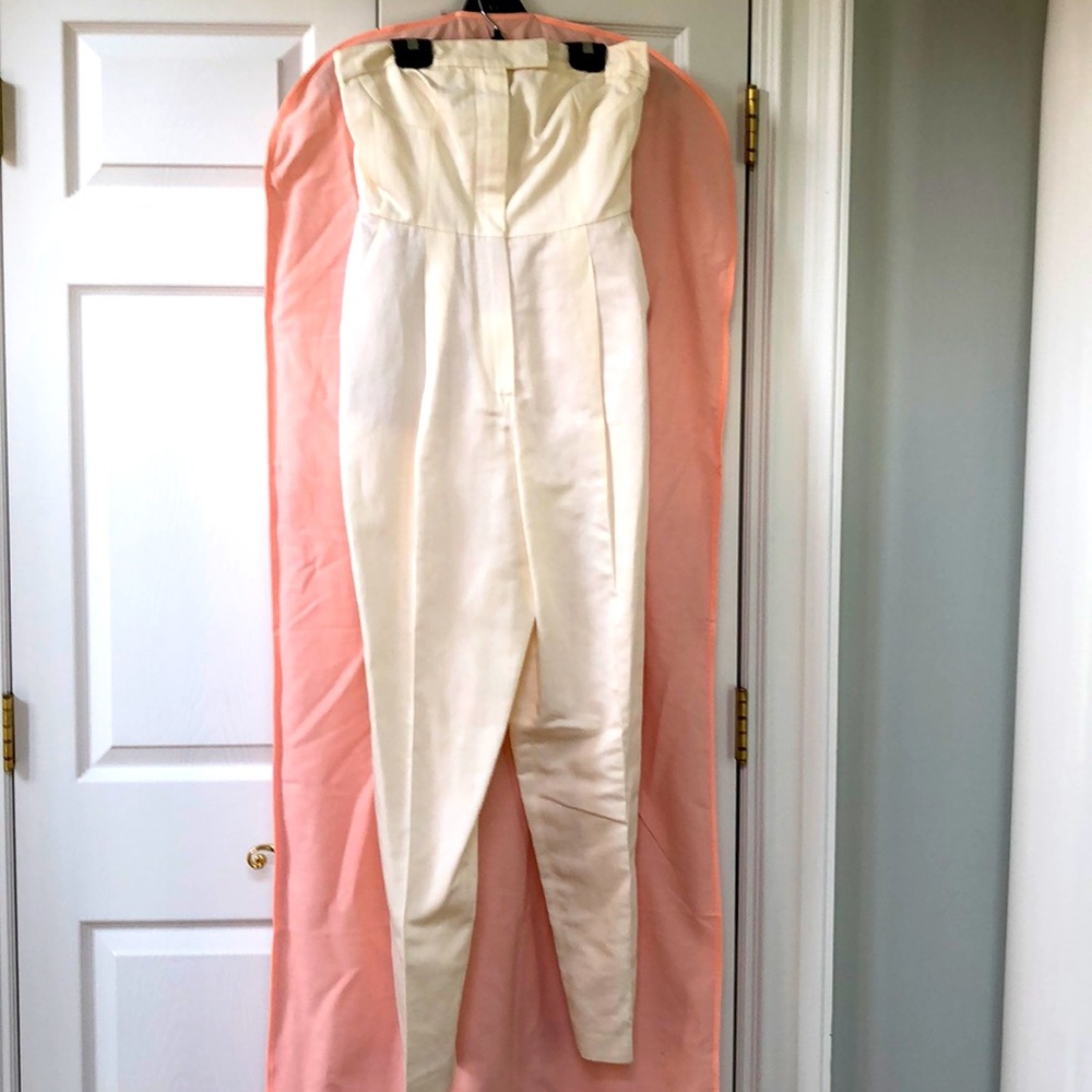 SPORTMAX GORGEOUS Cream jumpsuit- size 4